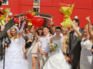 В Томске прошел свадебный переполох (фото)