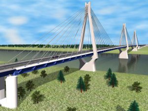 Мост через реку Вах будет достроен в 2014 году