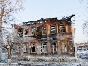 дом на Горького, 48, после пожара