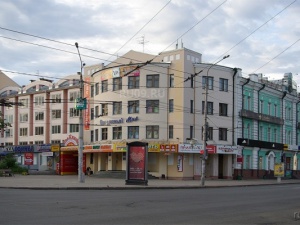 Перекресток проспекта Ленина и переулка 1905 года